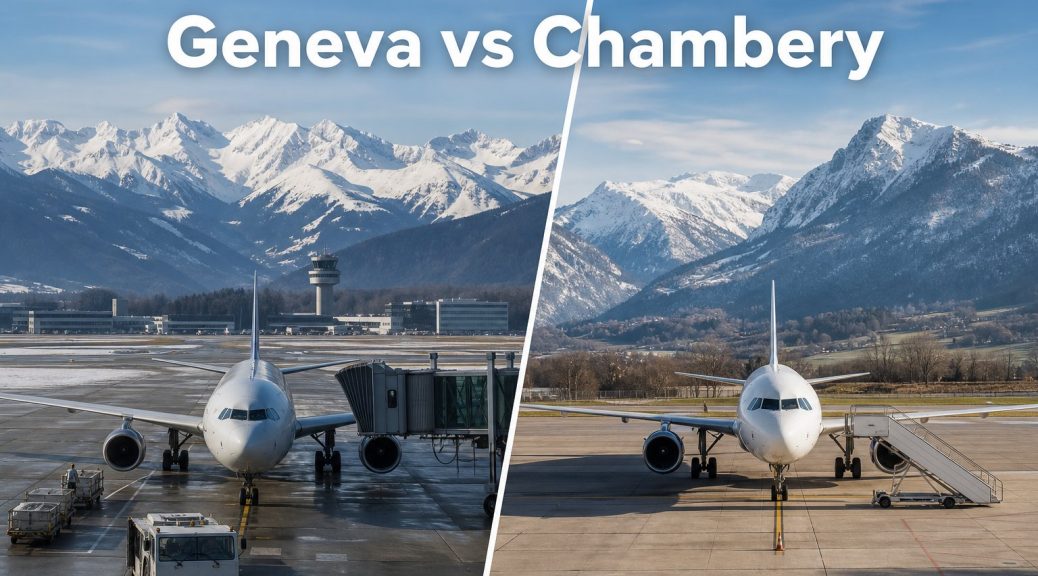 Geneva vs Chambery Airport: Which is Better for the 3 Valleys?