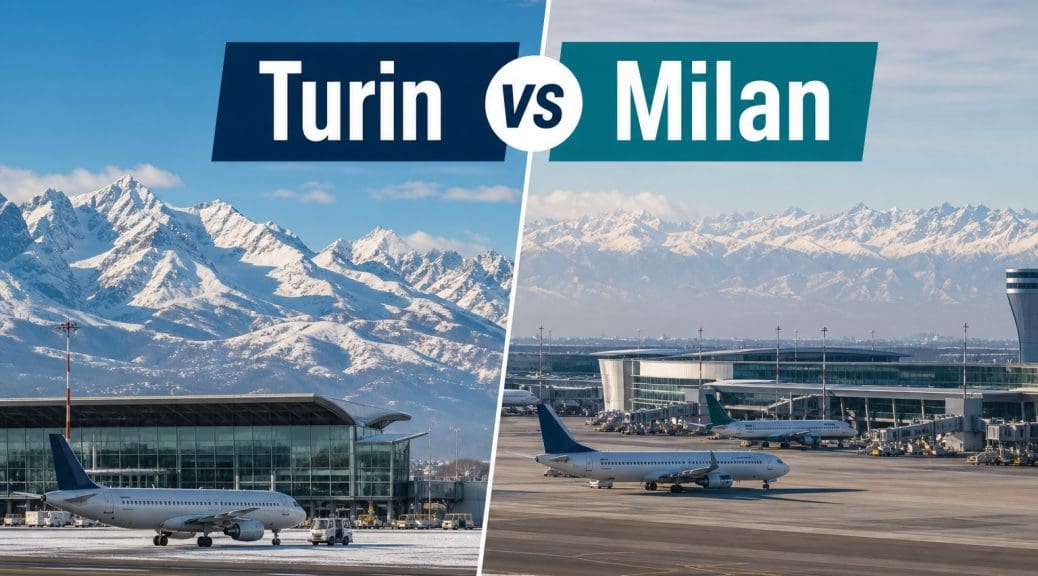 Turin vs Milan Airport: Best for Italian Alps Ski Resorts?