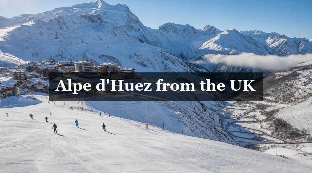 Alpine ski resort mountains