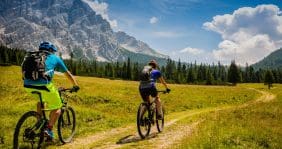 Cortina d'Ampezzo Station d'été, Italie