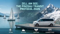 Alpine Lake and Mountain Transport Routes from Salzburg to Zell am See
