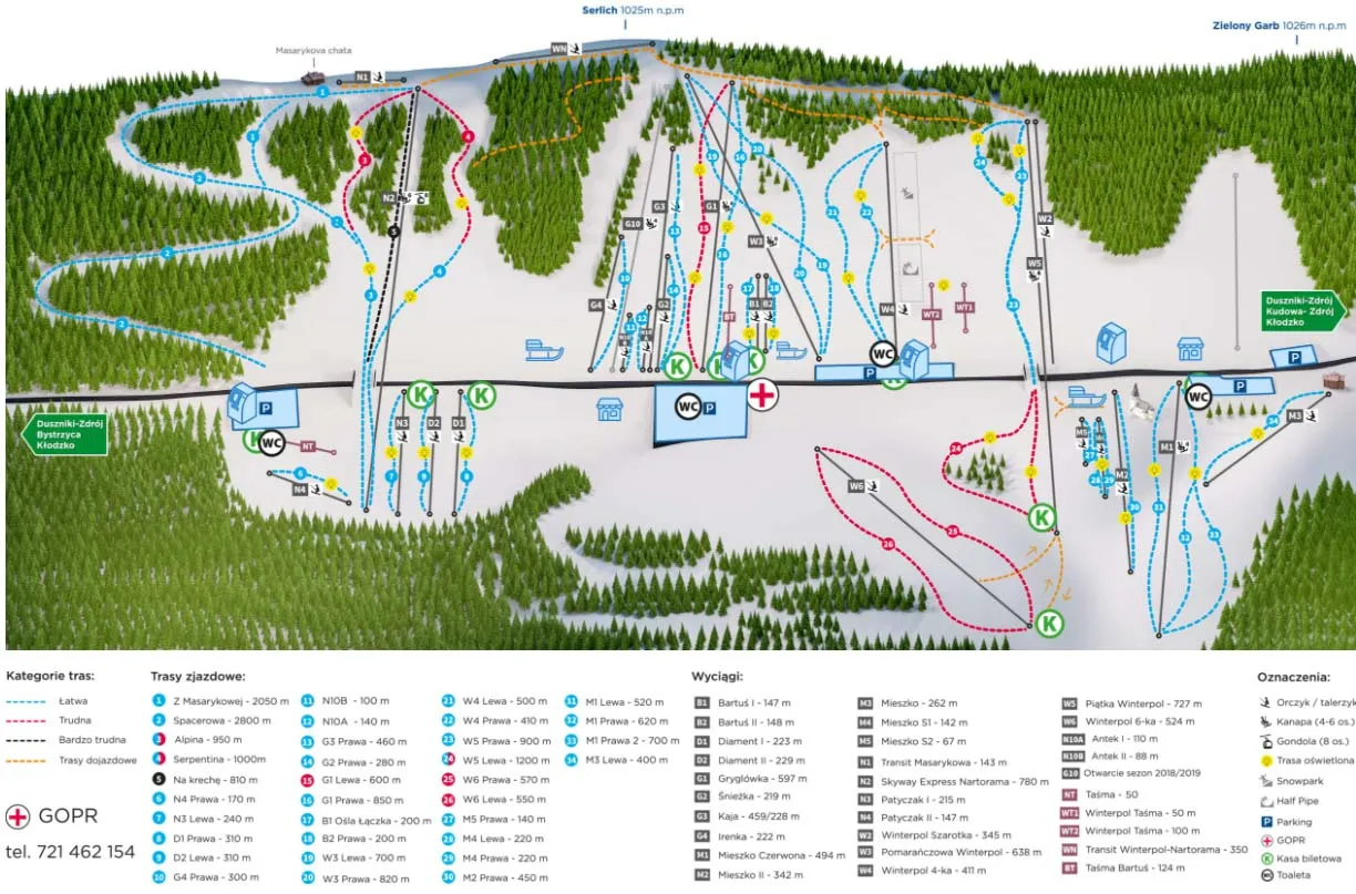 zieleniec-ski-arena-map